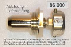 Artikel-Nummer: 86000 - Superflex, Radiatorstopfen 11/4" x 3/4"